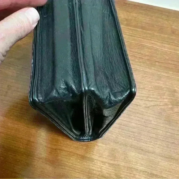 Vintage Brighton Croco Embossed Wallet Organizer Large Brighton Clutch Purse - Picture 5 of 15